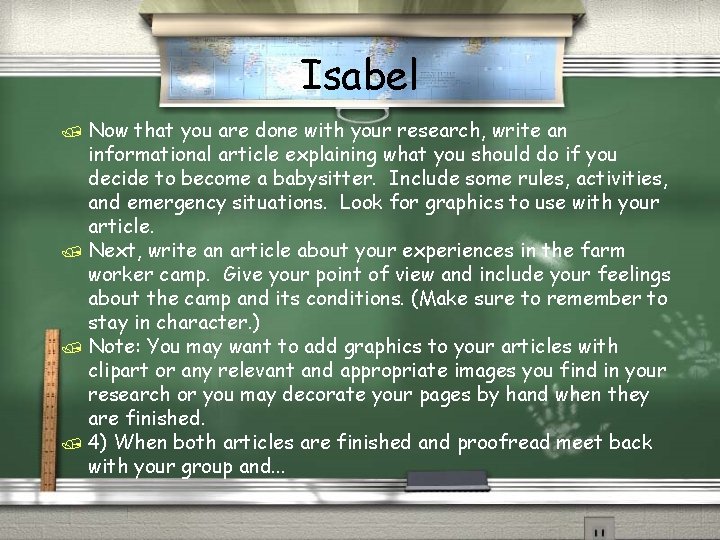 Isabel / Now that you are done with your research, write an informational article Isabel / Now that you are done with your research, write an informational article