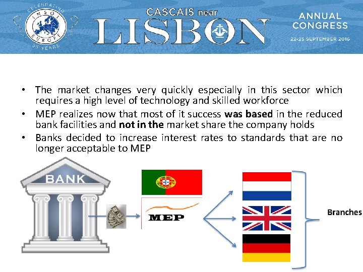 • The market changes very quickly especially in this sector which requires a • The market changes very quickly especially in this sector which requires a