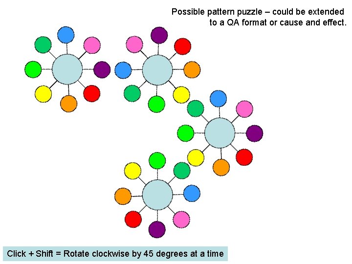 Possible pattern puzzle – could be extended to a QA format or cause and