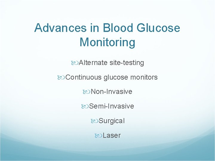 Diabetes and Glucose Monitoring Kayla Walker What is