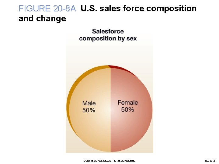 FIGURE 20 -8 A U. S. sales force composition and change © 2006 Mc.