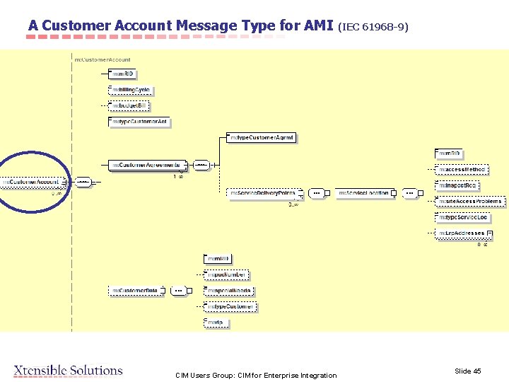 A Customer Account Message Type for AMI CIM Users Group: CIM for Enterprise Integration