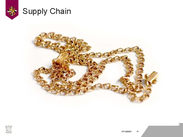 Supply Chain 07/12/2020 17 Supply Chain 07/12/2020 17