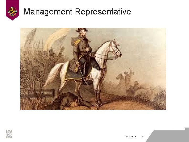 Management Representative 07/12/2020 9 Management Representative 07/12/2020 9