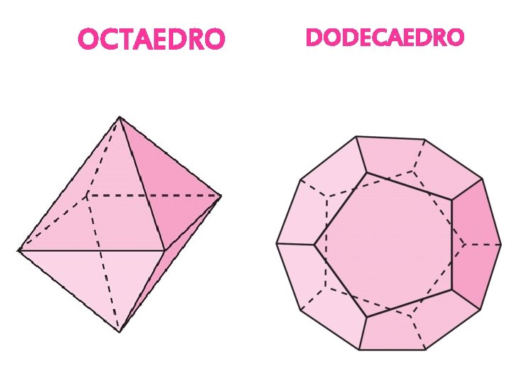 OCTAEDRO DODECAEDRO 