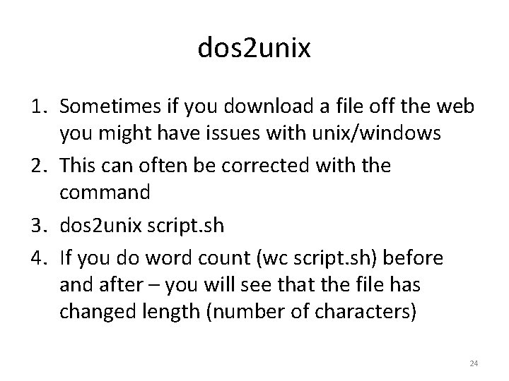 dos 2 unix 1. Sometimes if you download a file off the web you dos 2 unix 1. Sometimes if you download a file off the web you