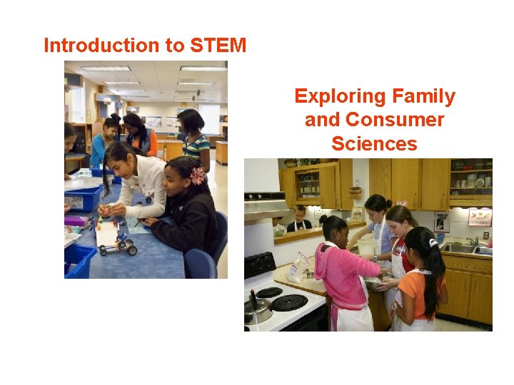 Introduction to STEM Exploring Family and Consumer Sciences 