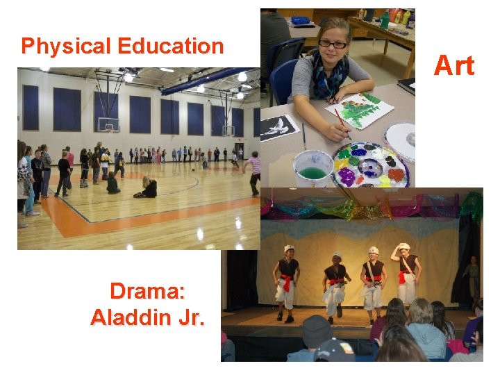 Physical Education Drama: Aladdin Jr. Art 