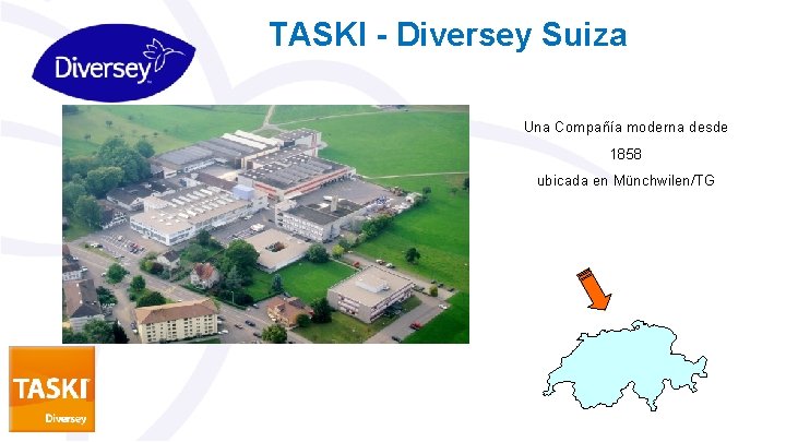 TASKI - Diversey Suiza Una Compañía moderna desde 1858 ubicada en Münchwilen/TG 