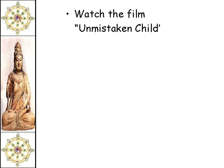  • Watch the film “Unmistaken Child’ 