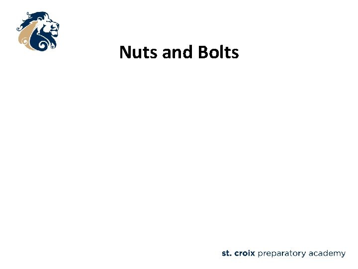 Nuts and Bolts 