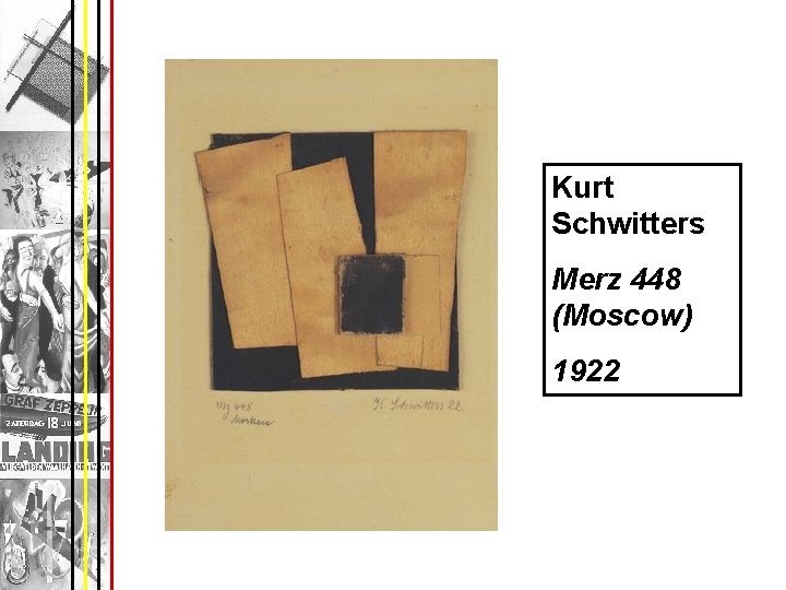 Kurt Schwitters Merz 448 (Moscow) 1922 