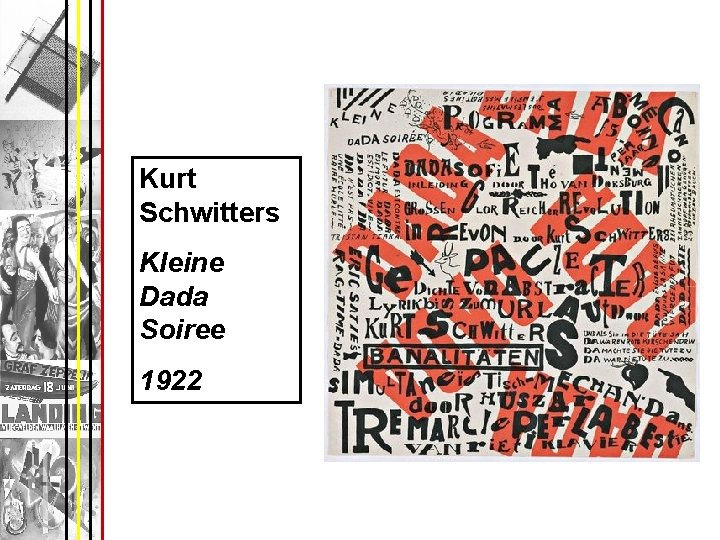 Kurt Schwitters Kleine Dada Soiree 1922 
