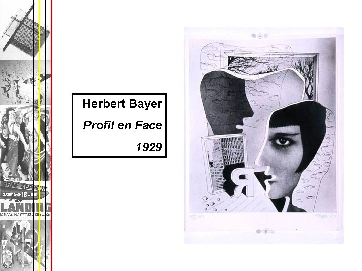 Herbert Bayer Profil en Face 1929 