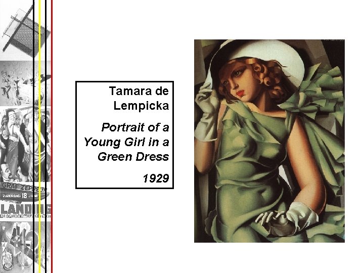 Tamara de Lempicka Portrait of a Young Girl in a Green Dress 1929 