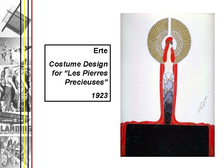 Erte Costume Design for “Les Pierres Precieuses” 1923 