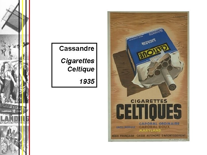 Cassandre Cigarettes Celtique 1935 