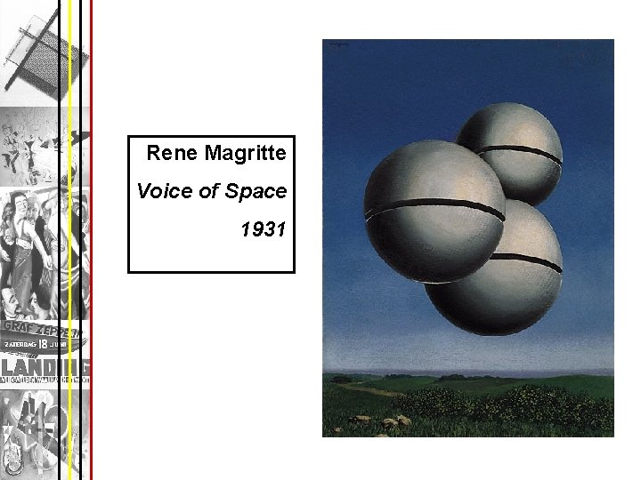 Rene Magritte Voice of Space 1931 