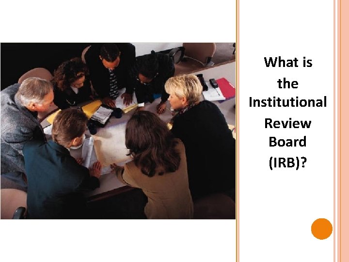 What is the Institutional Review Board (IRB)? 