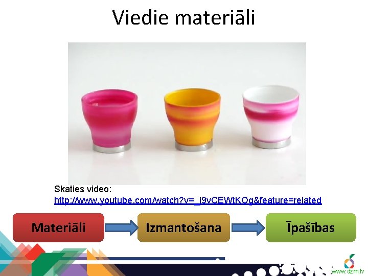 Viedie materiāli Skaties video: http: //www. youtube. com/watch? v=_j 9 v. CEWt. KOg&feature=related Materiāli