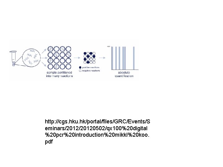 http: //cgs. hku. hk/portal/files/GRC/Events/S eminars/20120502/qx 100%20 digital %20 pcr%20 introduction%20 mikki%20 koo. pdf 