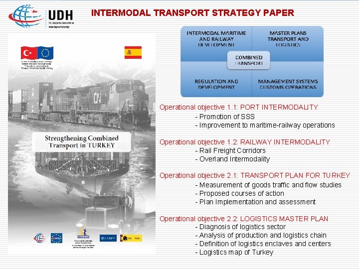 INTERMODAL TRANSPORT STRATEGY PAPER Operational objective 1. 1: PORT INTERMODALITY - Promotion of SSS
