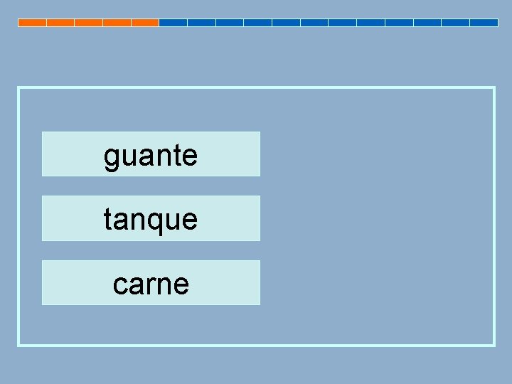 guante tanque carne 