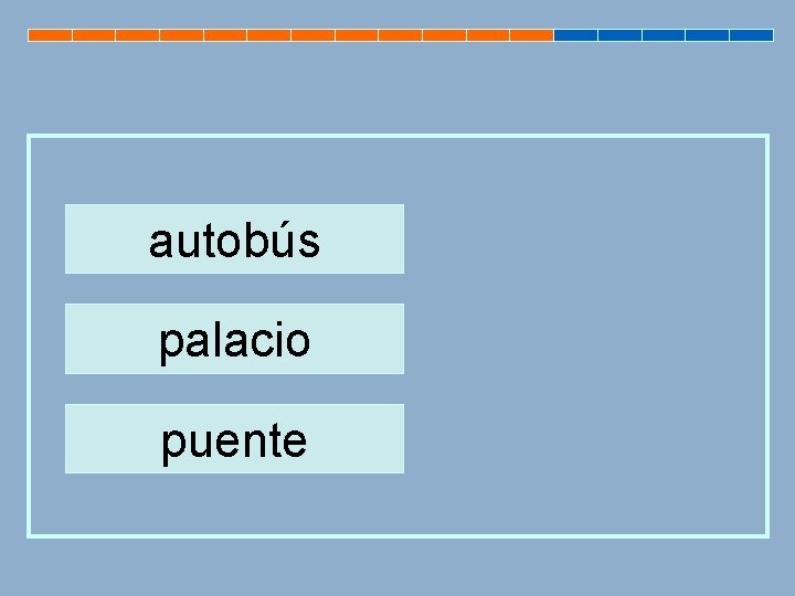 autobús palacio puente 