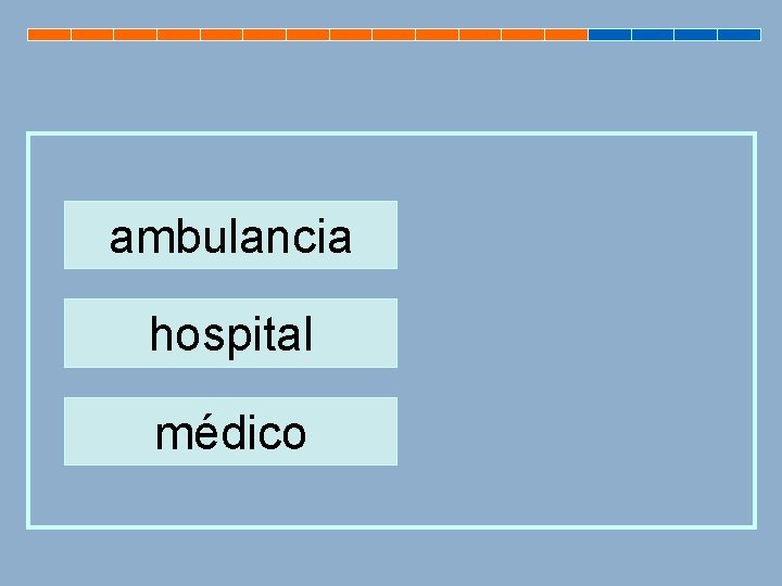 ambulancia hospital médico 