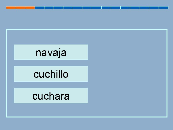 navaja cuchillo cuchara 