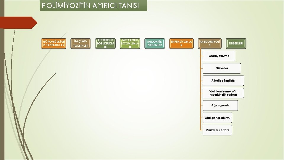 POLİMİYOZİTİN AYIRICI TANISI POLİMİYOZİTİN AYIRICI TANISI
