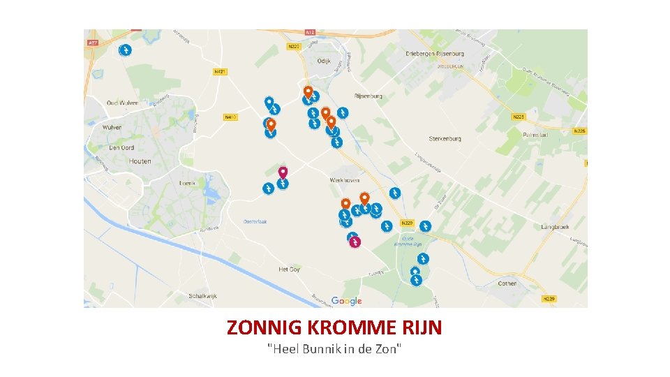 ZONNIG KROMME RIJN "Heel Bunnik in de Zon" 