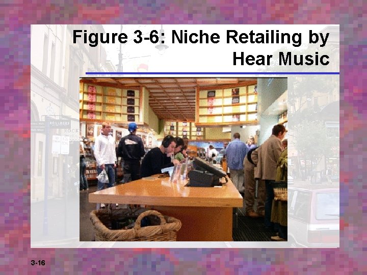 Figure 3 -6: Niche Retailing by Hear Music 3 -16 