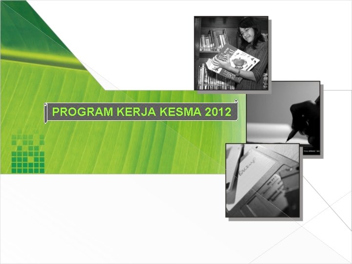 PROGRAM KERJA KESMA 2012 