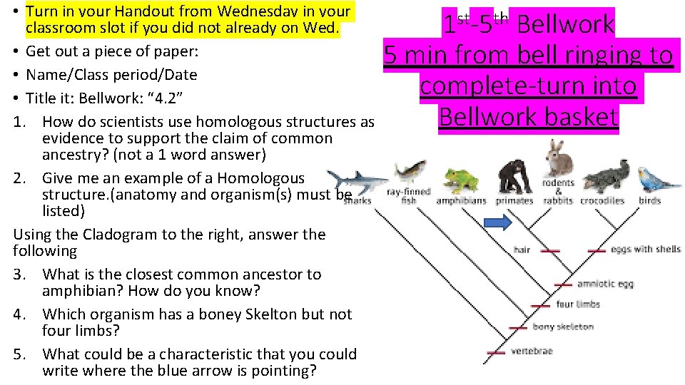 • Turn in your Handout from Wednesday in your classroom slot if you • Turn in your Handout from Wednesday in your classroom slot if you