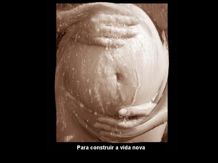 Para construir a vida nova 
