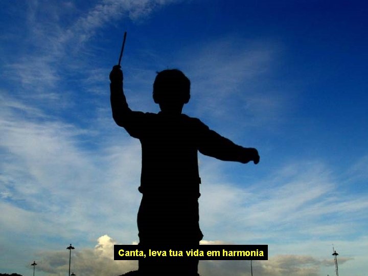 Canta, leva tua vida em harmonia 