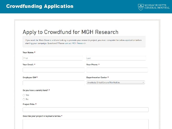 Crowdfunding Application 