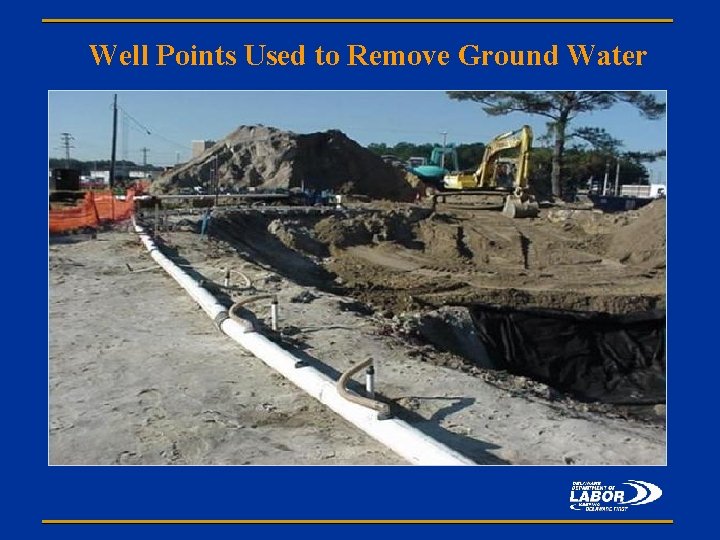 Well Points Used to Remove Ground Water 