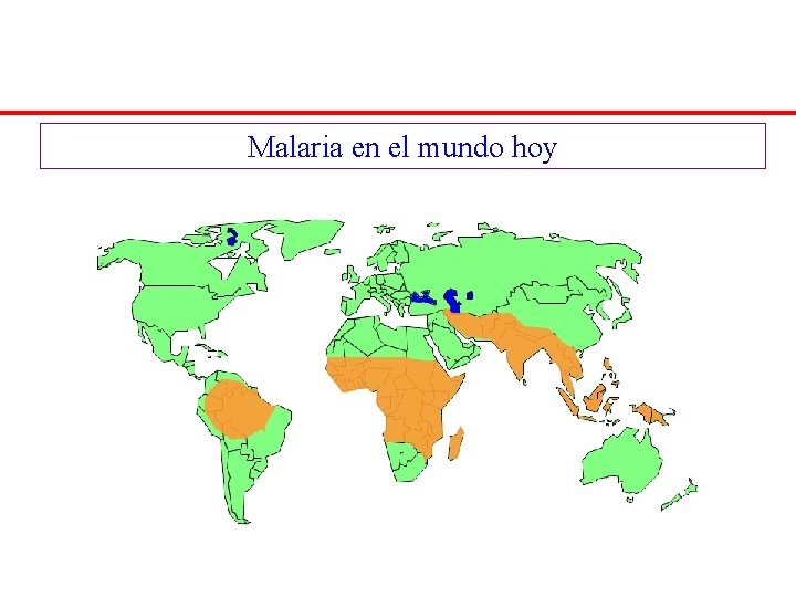 Malaria en el mundo hoy 