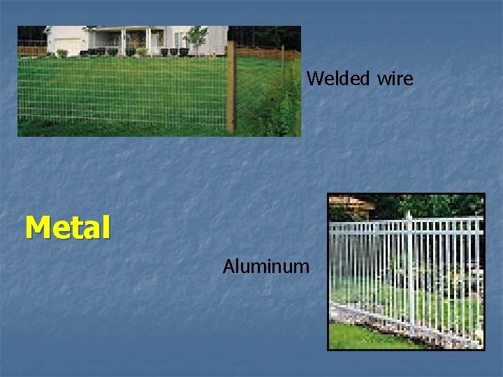 Welded wire Metal Aluminum 