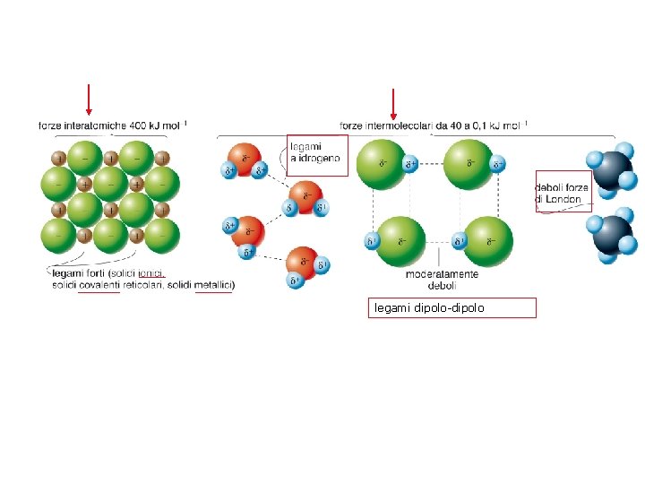 Forze di legame a confronto legami dipolo-dipolo 