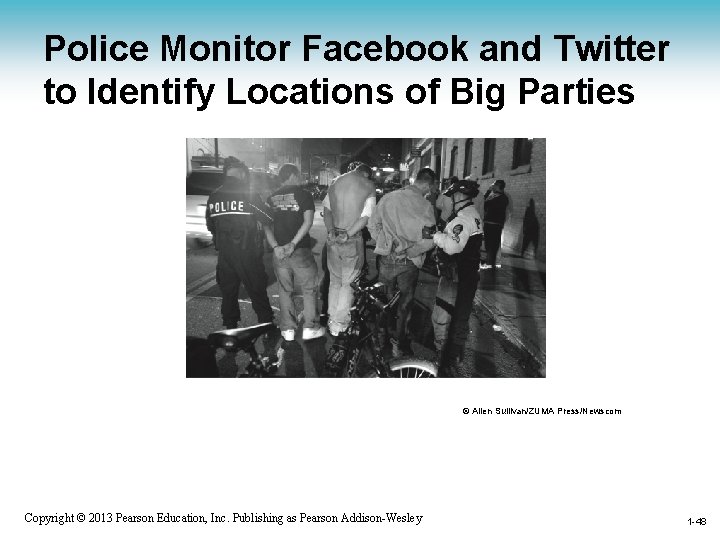 Police Monitor Facebook and Twitter to Identify Locations of Big Parties © Allen Sullivan/ZUMA