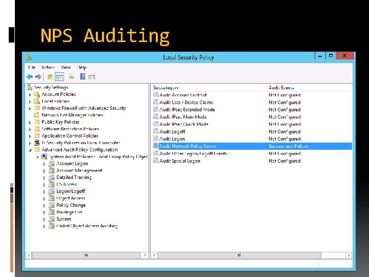 NPS Auditing 