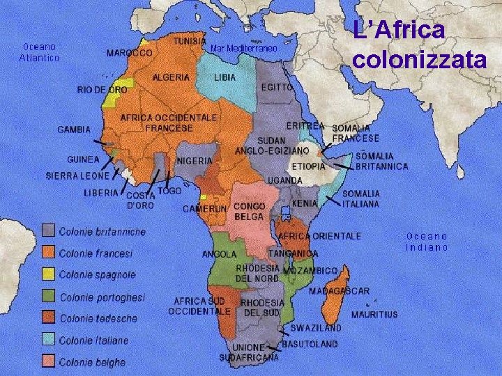 L’Africa colonizzata 