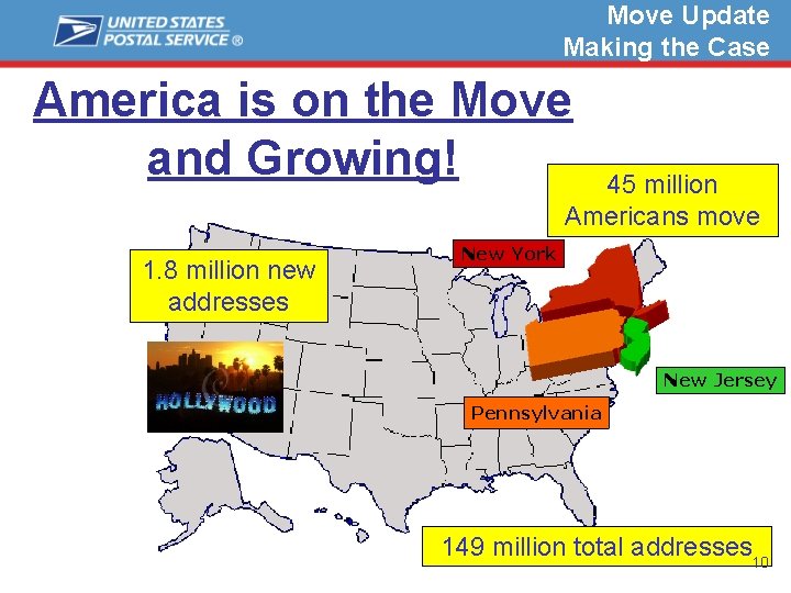 Move Update Making the Case America is on the Move and Growing! 45 million