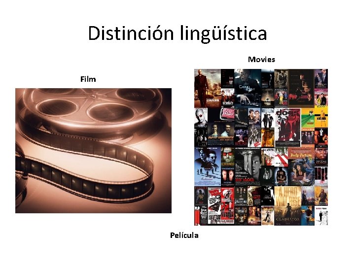 Distinción lingüística Movies Film Película 