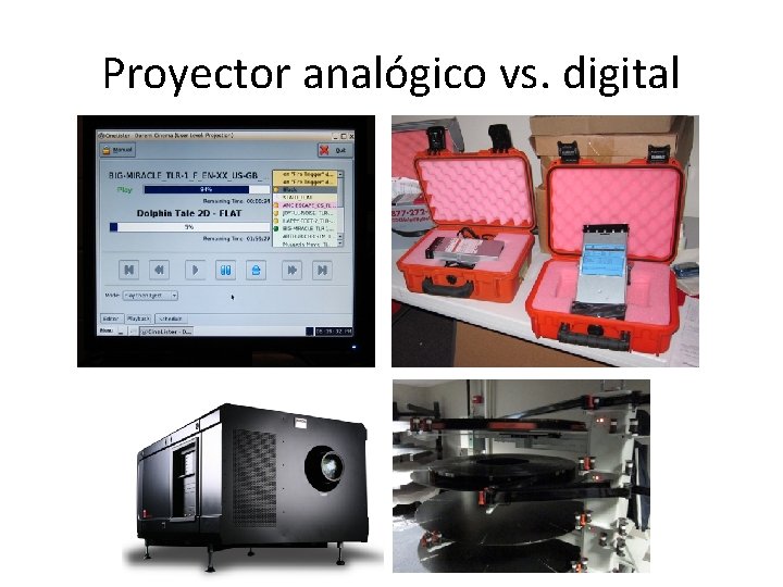 Proyector analógico vs. digital 