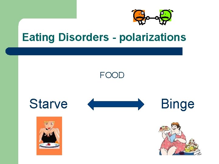Eating Disorders - polarizations FOOD Starve Binge Eating Disorders - polarizations FOOD Starve Binge