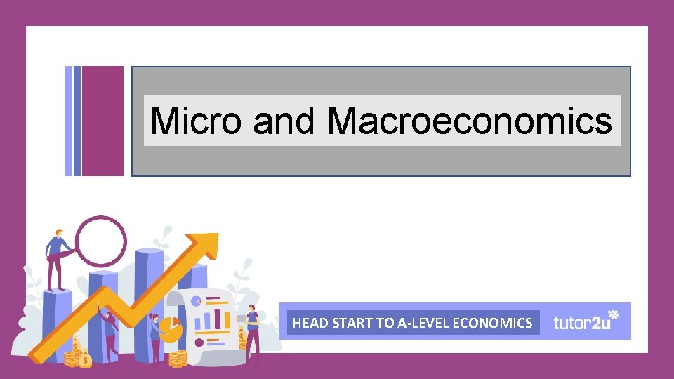 Micro and Macroeconomics HEAD START TO A-LEVEL ECONOMICS 